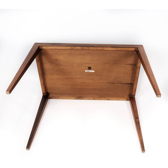 Image 1 of Table d'appoint en palissandre du milieu du siècle par Severin Hansen pour Haslev Furniture, années 1960