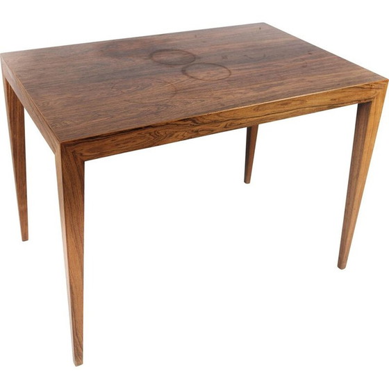 Image 1 of Table d'appoint en palissandre du milieu du siècle par Severin Hansen pour Haslev Furniture, années 1960