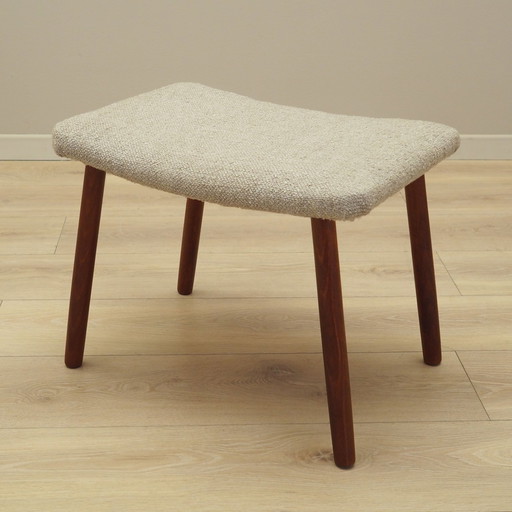 Repose-pieds en teck, Design danois, 1970S, Production : Danemark