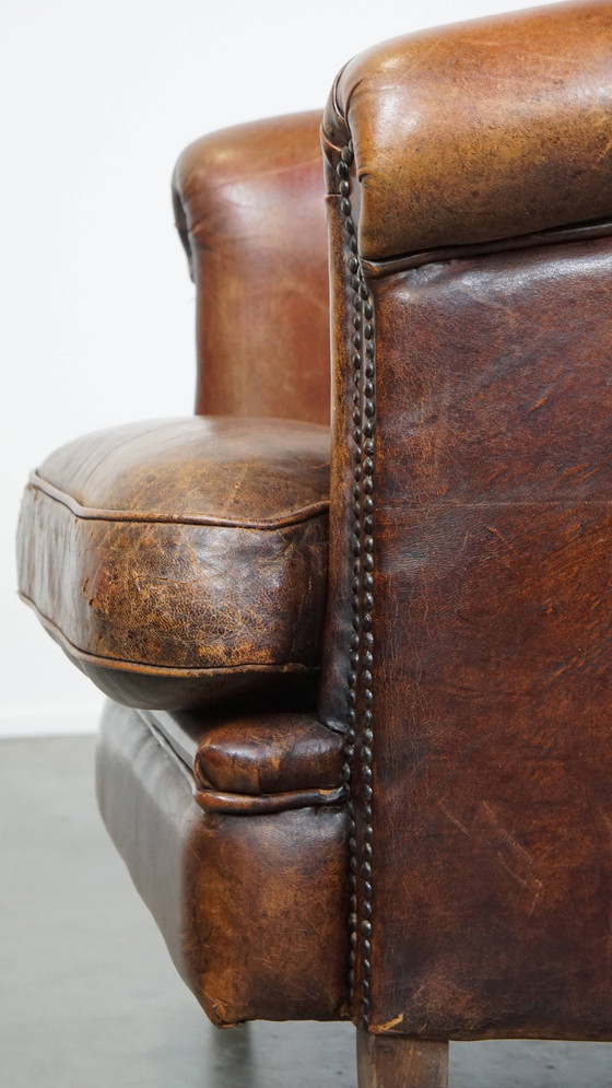 Image 1 of Fauteuil club en peau de mouton