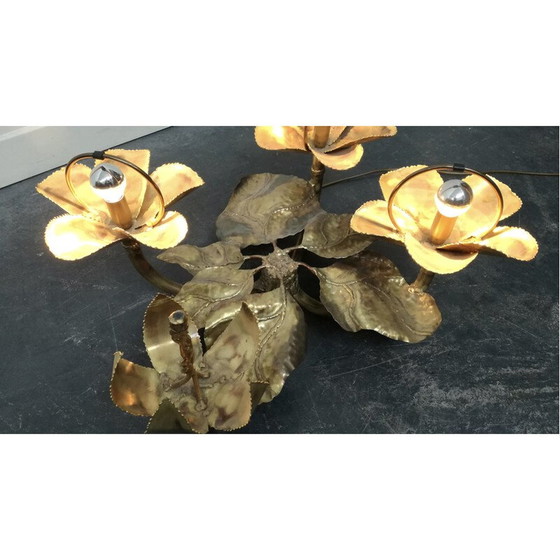 Image 1 of Table basse vintage en laiton pour Rega, 1970