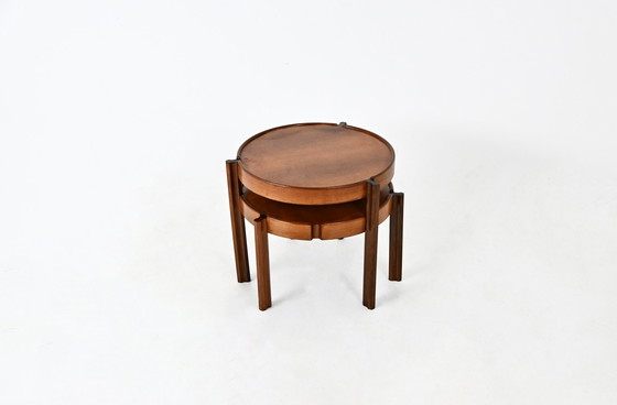 Image 1 of Tables gigognes italiennes en bois, 1950S, ensemble de 2