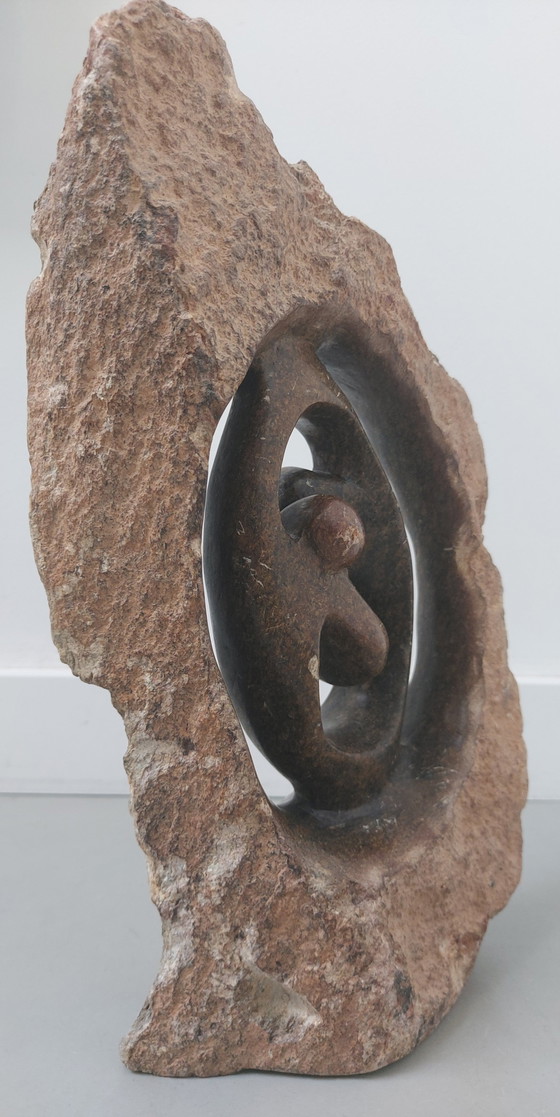 Image 1 of Sculpture en pierre serpentine.