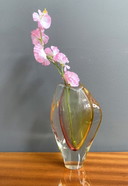 Vase en verre de Jozef Rozinek République tchèque 1960S