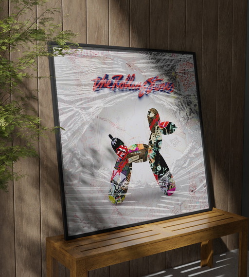 Limitée : Wrapped Woof - Rolling Stones Edition | 140 X 140 Cm | 2025 (Ori, 1983)