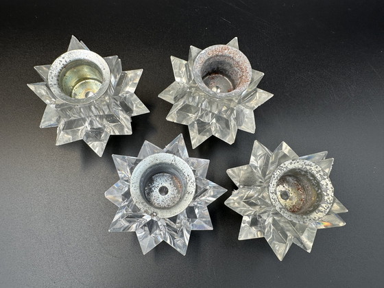 Image 1 of 4 X Chandeliers en Lucite Mid Century