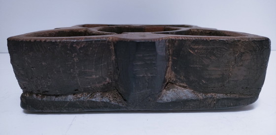 Image 1 of Vide Poche Bois Sculptural Ancien