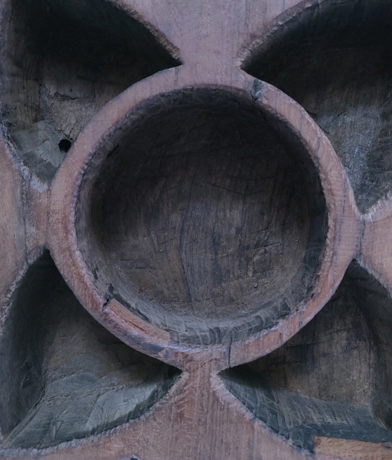 Image 1 of Vide Poche Bois Sculptural Ancien