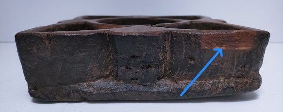 Image 1 of Vide Poche Bois Sculptural Ancien