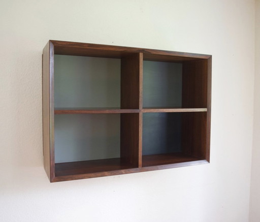 Armoire murale vintage en bois de rose par Poul Cadovius pour Cado, 1969