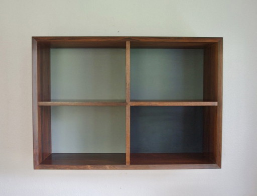 Armoire murale vintage en bois de rose par Poul Cadovius pour Cado, 1969