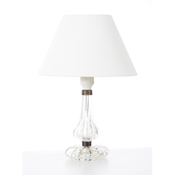 Image 1 of Paire de lampes de table en cristal vintage par Carl Fagerlund pour Orrefors