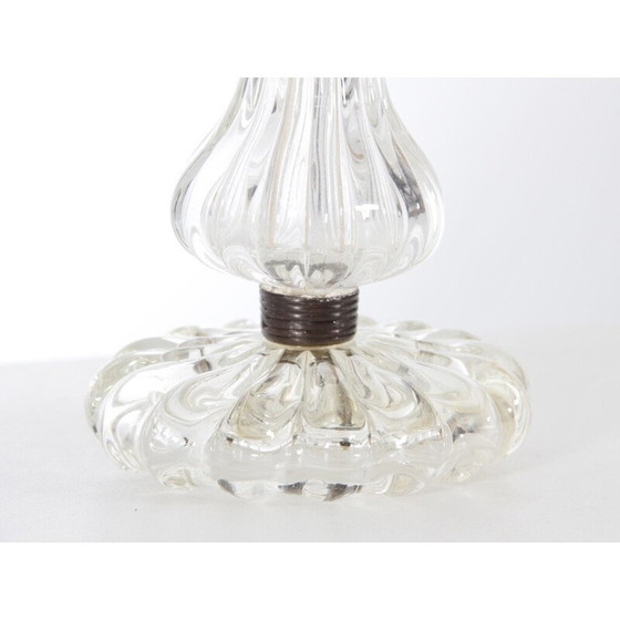 Image 1 of Paire de lampes de table en cristal vintage par Carl Fagerlund pour Orrefors