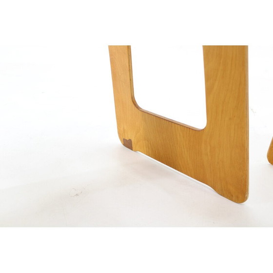 Image 1 of Paire de tabourets en bois vintage par Lisa Norinder pour Ikea, Suède 1990