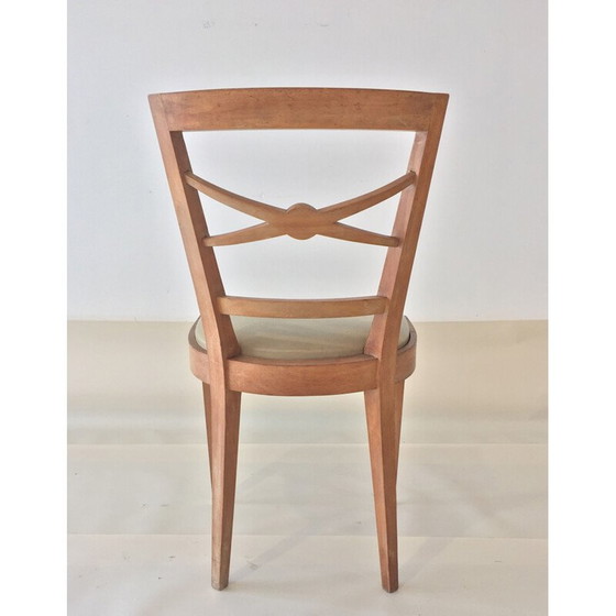 Image 1 of Paire de chaises vintage en sycomore - années 1940