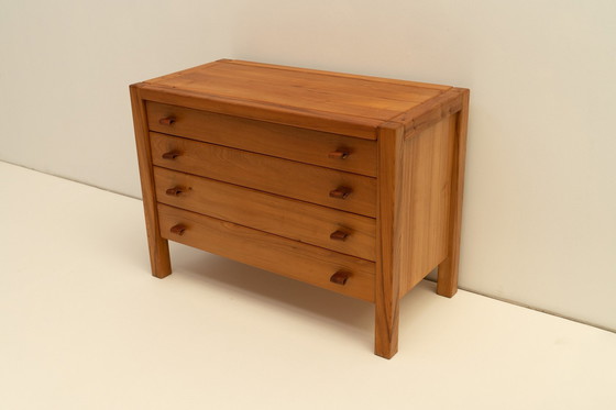 Image 1 of Commode Maison Regain Avec Poignées En Cuir