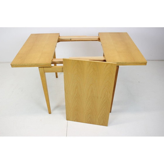 Image 1 of Table pliante en bois du milieu du siècle, Tchécoslovaquie 1970