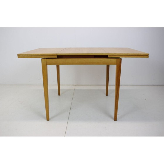 Image 1 of Table pliante en bois du milieu du siècle, Tchécoslovaquie 1970