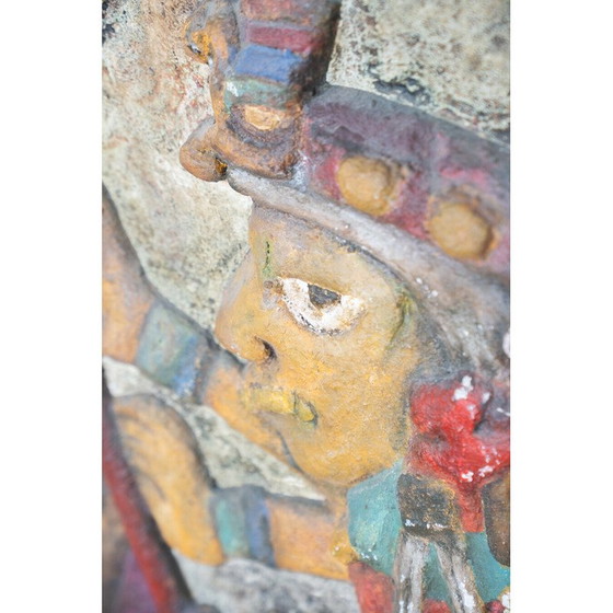 Image 1 of Lot de 5 peintures vintage en résine, 1990