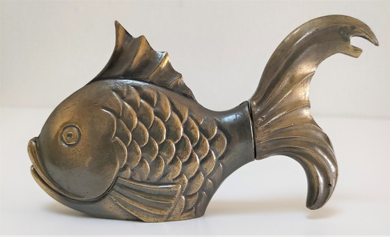 Image 1 of Tire-Bouchon Maxram Poisson Bronze Années 70