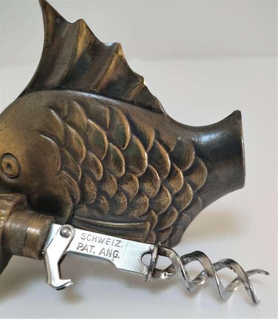 Image 1 of Tire-Bouchon Maxram Poisson Bronze Années 70