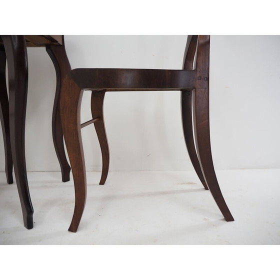 Image 1 of Ensemble de salle à manger en bois Beidermeier, 1850