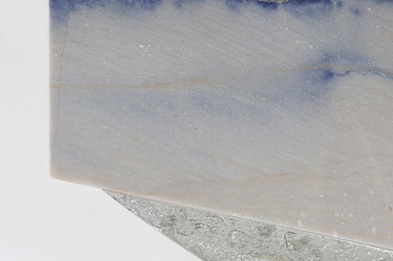 Image 1 of Table basse sculpturale en marbre et pierre par Pia Manu, 1970S