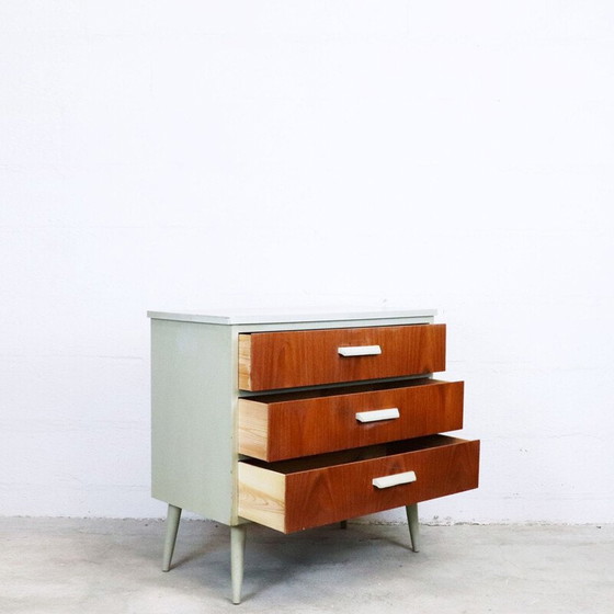 Image 1 of Commode vintage en bois et teck, Suède 1960