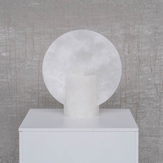 Image 1 of Paire de lampes de table en albâtre, Espagne 1990