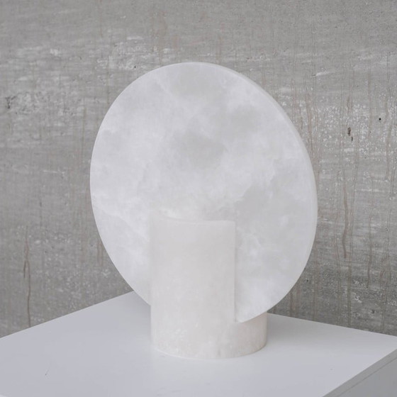 Image 1 of Paire de lampes de table en albâtre, Espagne 1990