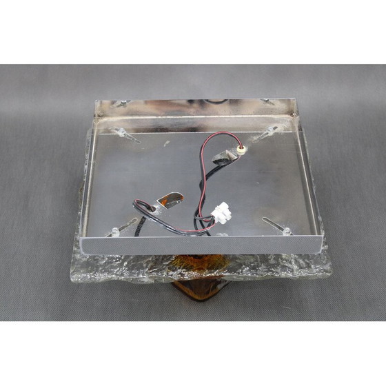 Image 1 of Plafonnier vintage en verre de Murano, Italie 1970