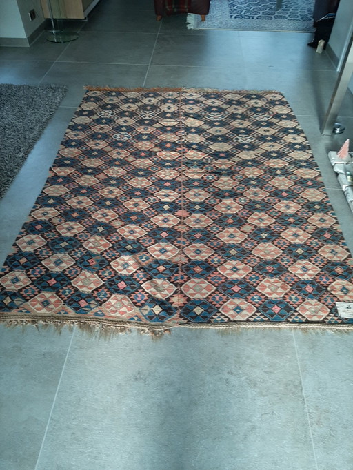 Kilim noué à la main 220 X 165Cm