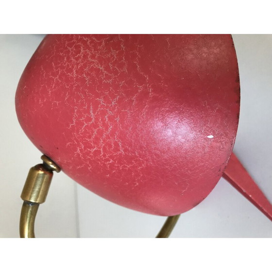 Image 1 of Lampe cocotte vintage en laiton et métal