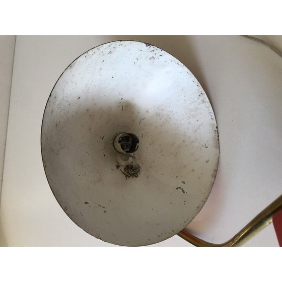 Image 1 of Lampe cocotte vintage en laiton et métal