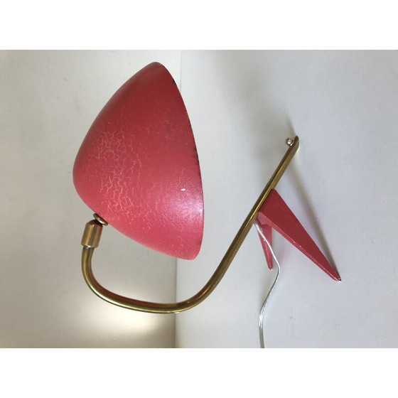 Image 1 of Lampe cocotte vintage en laiton et métal