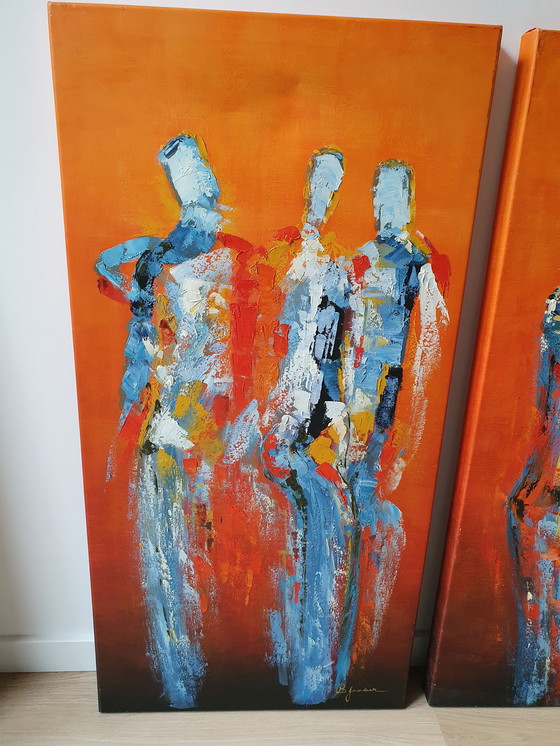 Image 1 of Peintures Figuratives Personnes