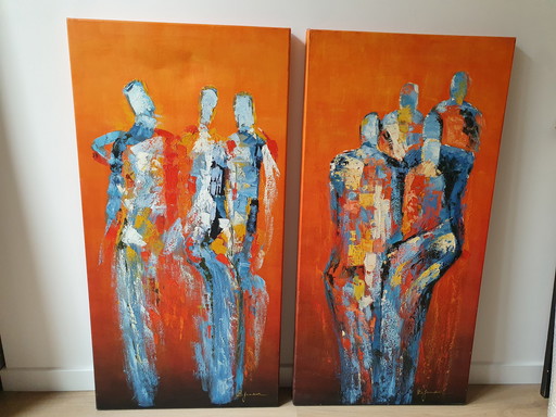 Peintures Figuratives Personnes