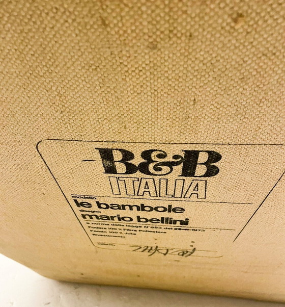 Image 1 of Le Bambole Chaise Longue By Mario Bellini For B&B Italia, 1972