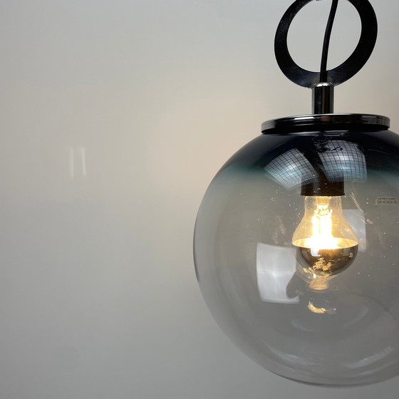 Image 1 of Lampe pendante en verre de Murano Vetro Italie 1960