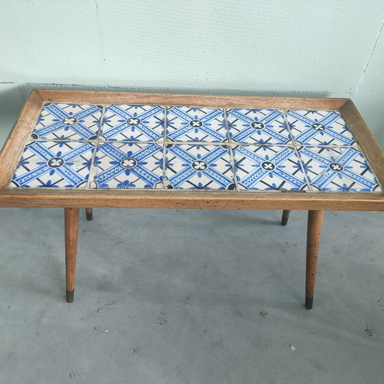 Image 1 of Table d'appoint vintage (danoise) en mosaïque des années 60