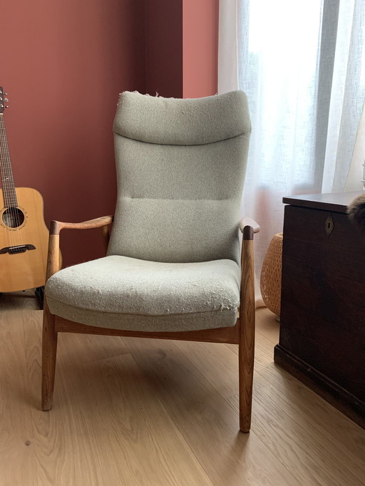 Chaise longue Tove de Madsen & Schübel pour Bovenkamp, Pays-Bas, années 1960