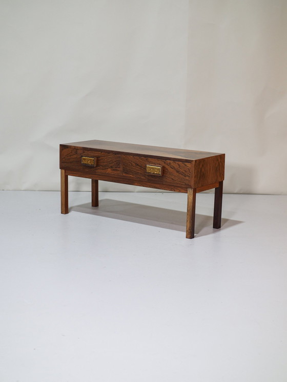 Image 1 of Commode basse en bois de rose d'origine danoise