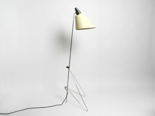 Magnifique lampadaire original des années 1960 en métal chromé par Josef Hurka pour Napako Czech