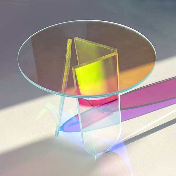 Image 1 of Table d'appoint Shimmer Par Patricia Urquiola Pour Glas Italia, 2010S