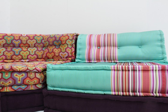 Image 1 of Roche Bobois Mah Jong Sofa Kenzo Takada Design By Hans Hopfer , Set Of 15