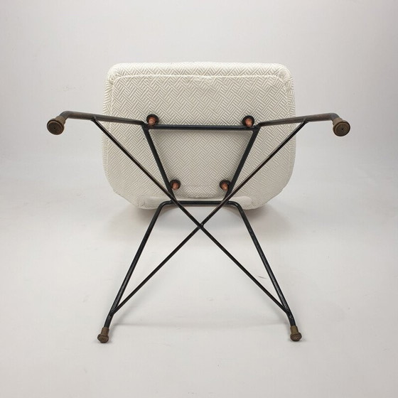 Image 1 of Chaise de salle à manger Cosmos vintage par Augusto Bozzi pour Saporiti, Italie 1950s