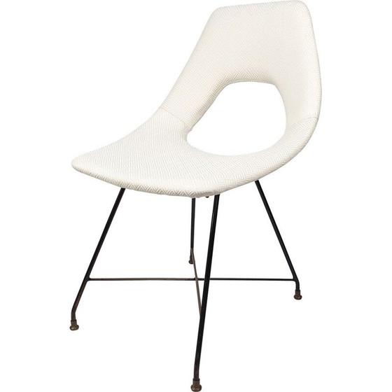 Image 1 of Chaise de salle à manger Cosmos vintage par Augusto Bozzi pour Saporiti, Italie 1950s