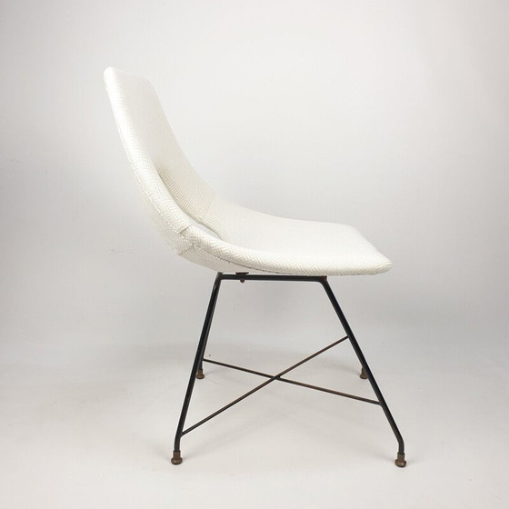 Image 1 of Chaise de salle à manger Cosmos vintage par Augusto Bozzi pour Saporiti, Italie 1950s