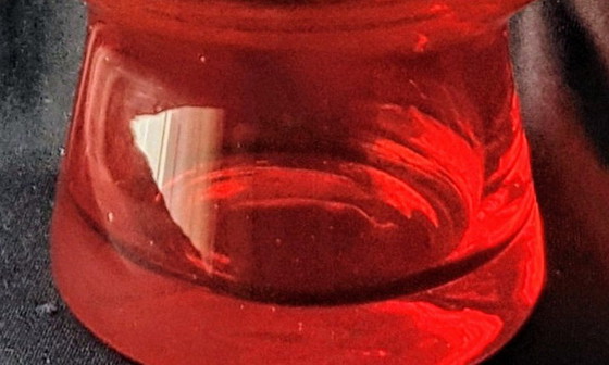 Image 1 of Vase en cristal Orange