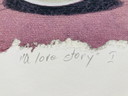 Sharon Amir - Œuf sérigraphié vintage - "A Love Story I" - Z L